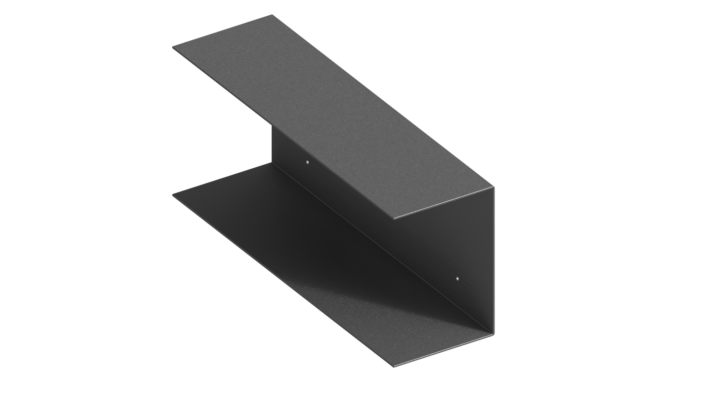 Salty - Double formed metal shelf