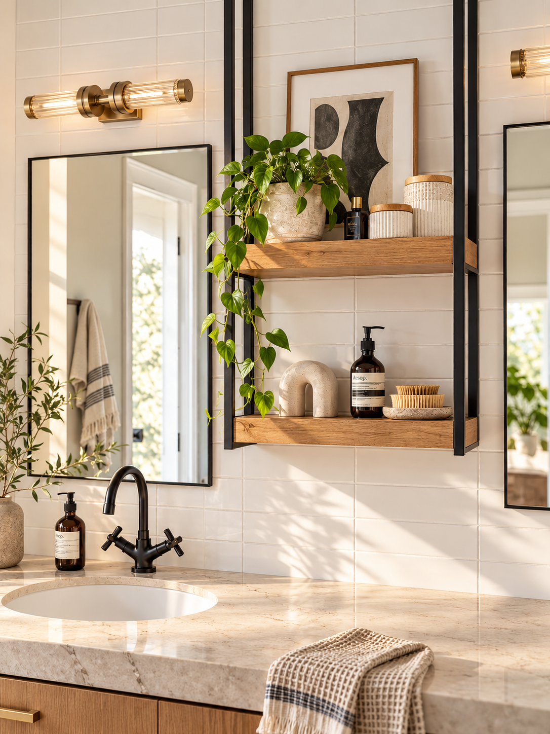 Tove - 2 tier Shelf Bracket